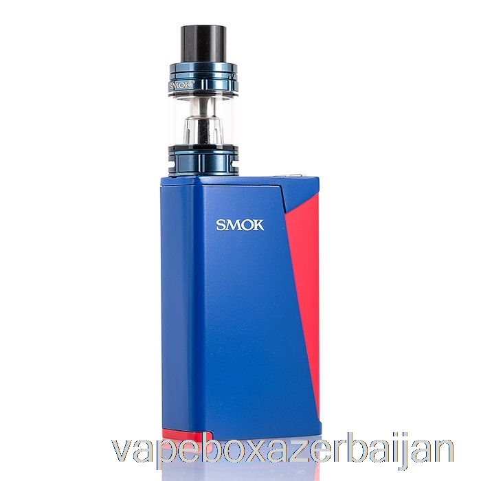 E-Juice Vape SMOK H-Priv Pro 220W TC Starter Kit Blue / Red